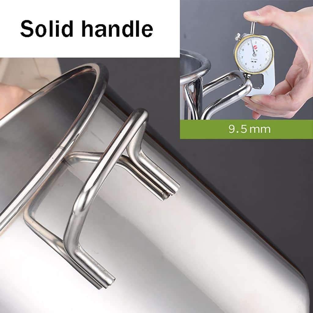 Amazon｜ステンレス寸胴鍋、ふた付きステンレス鍋厚めステンレス鍋